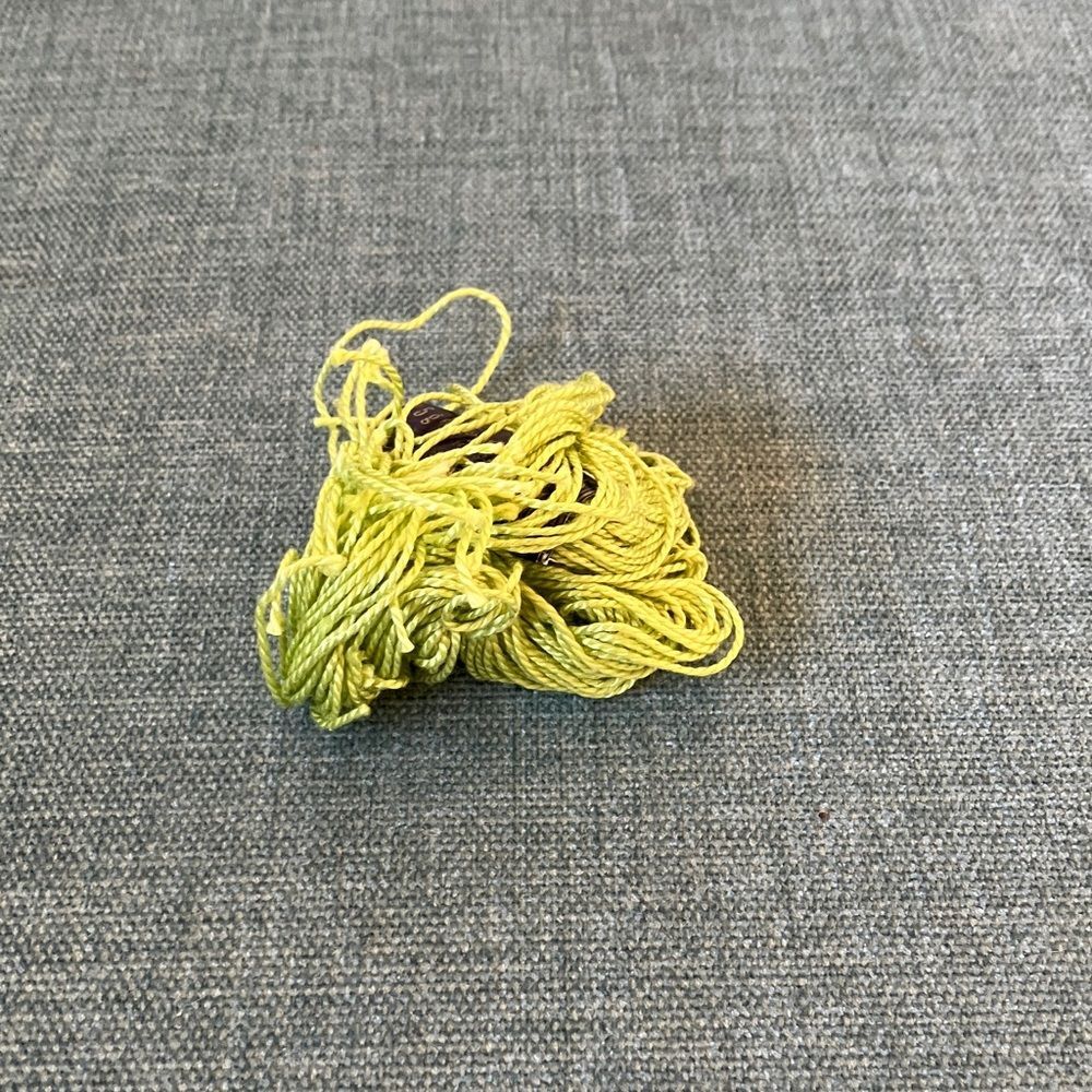 Green Needlepoint Thread Yarn